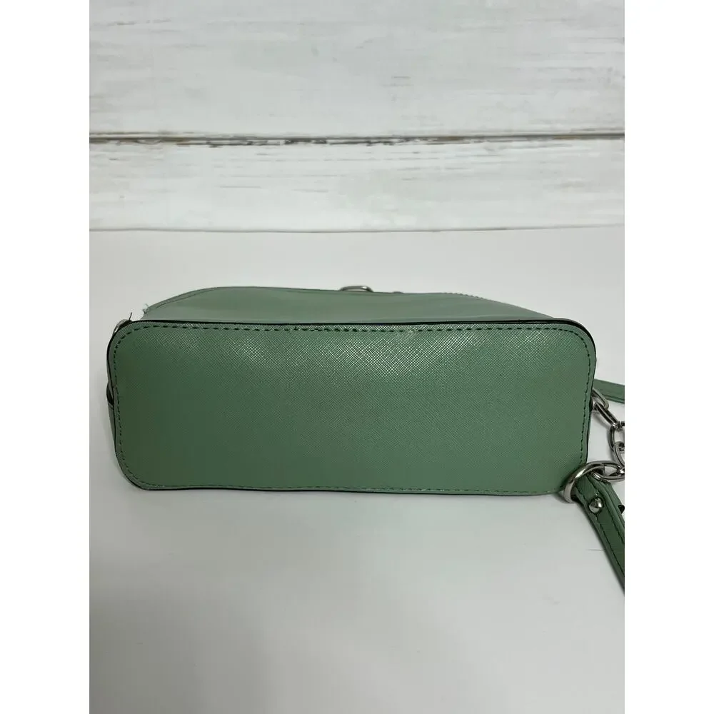 Steve Madden Sage Green Crossbody Bag Chain Detail Dome Purse Small Handbag